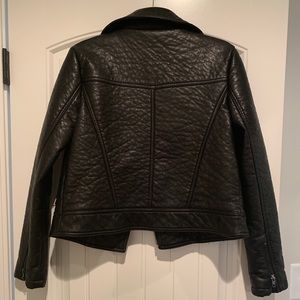 Forever 21 black leather jacket